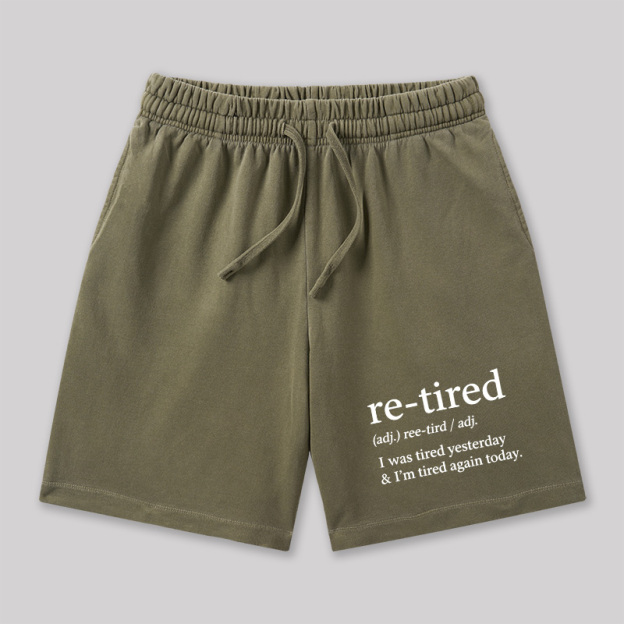 Definition Of Retired Geeky Washed Shorts