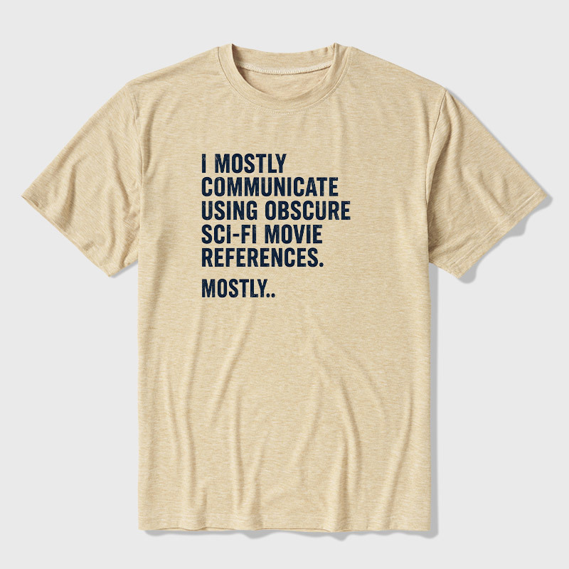 Sci-Fi Movie Reference Ultra Soft Heather Tee