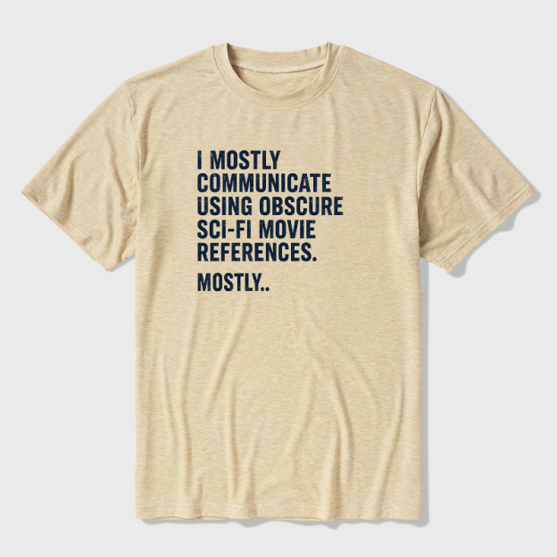 Sci-Fi Movie Reference Ultra Soft Heather Tee