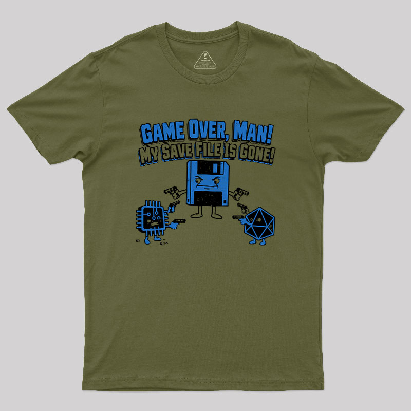 My Save File Is Gone Geek T-Shirt