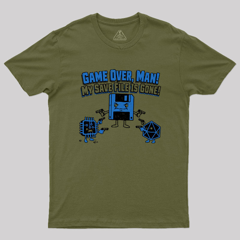 My Save File Is Gone Geek T-Shirt