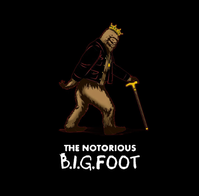 The Notorious B.I.G.Foot Geek T-Shirt