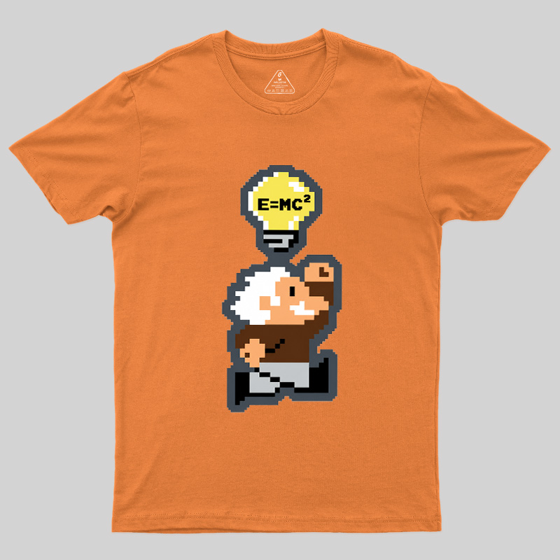 8‑Bit Einstein Geek T-Shirt