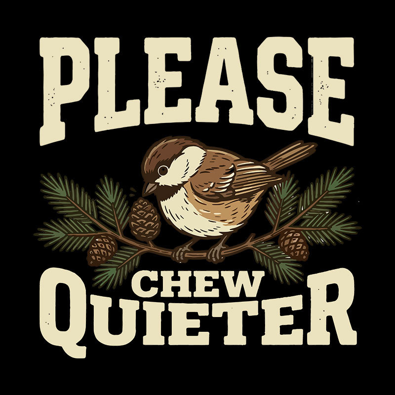 Please Chew Quieter Geek T-Shirt