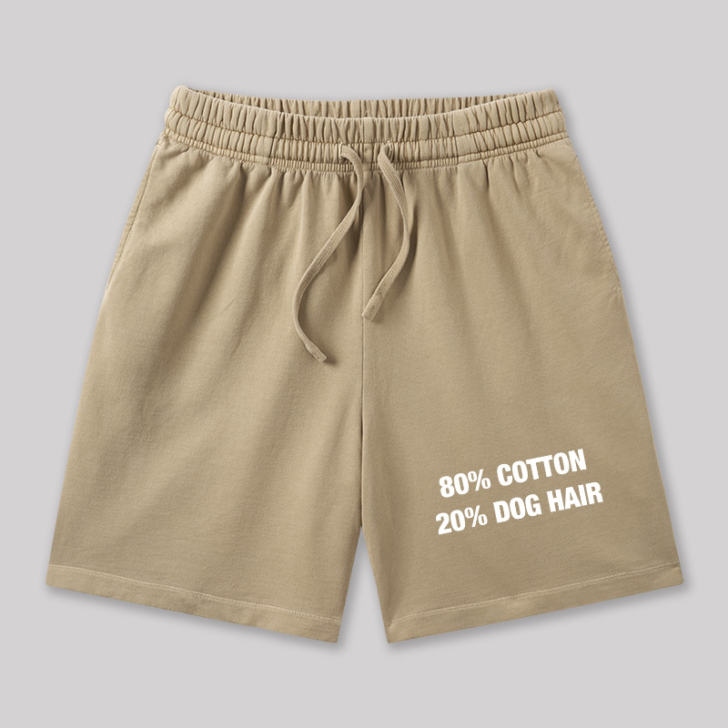 80 Cotton 20 Dog Hair Geeky Washed Shorts