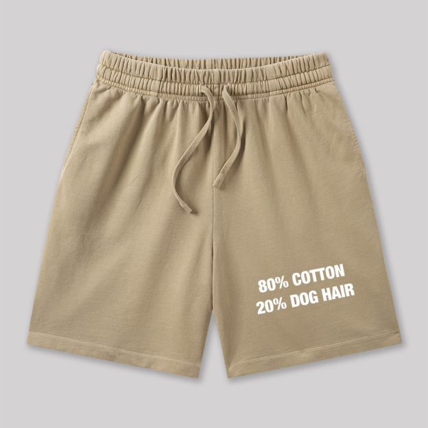 80 Cotton 20 Dog Hair Geeky Washed Shorts