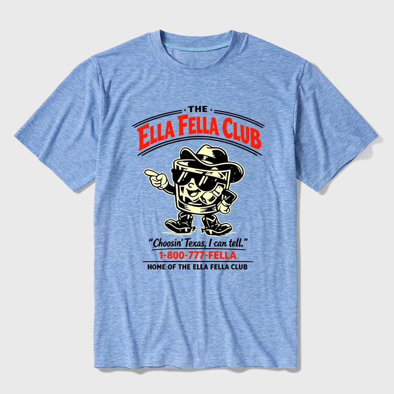 The Ella Fella Club Choosin Texas Ultra Soft Heather Tees
