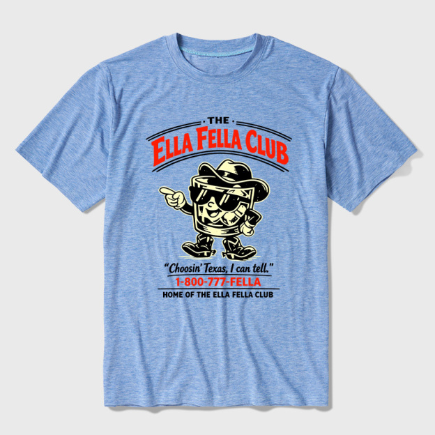 The Ella Fella Club Choosin Texas Ultra Soft Heather Tees