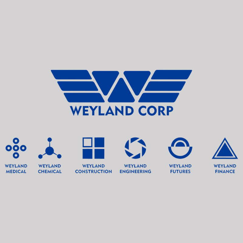 Weyland Corp Logo Geek T-Shirt