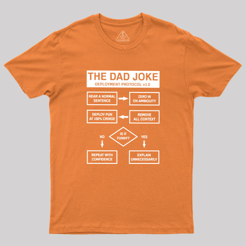 Dad Jokes Deployment Protocol Geek T-Shirt