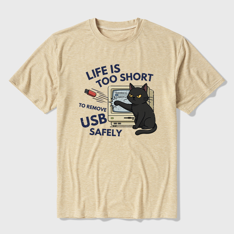 Cat’s Eject Ultra Soft Heather Tees
