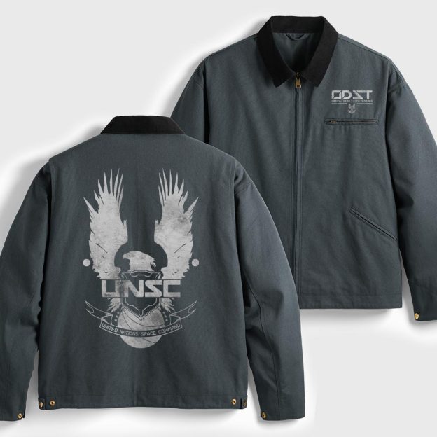 Vintage ODST Geek Canvas Work Jackets