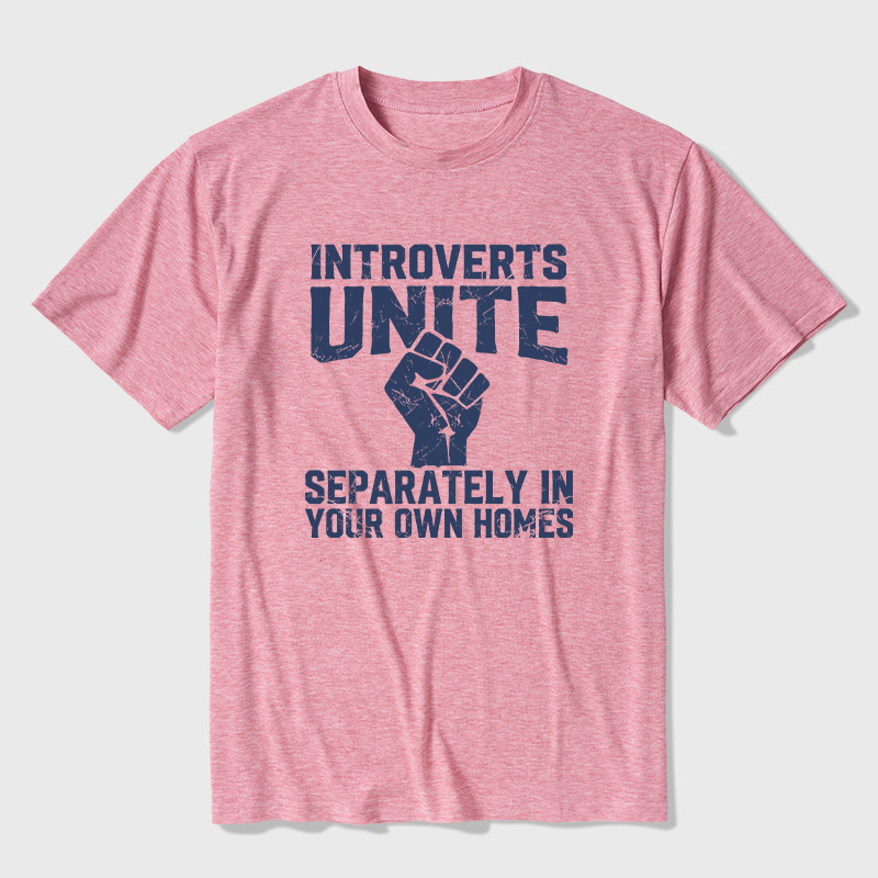 Introverts Unite Ultra Soft Heather Tee