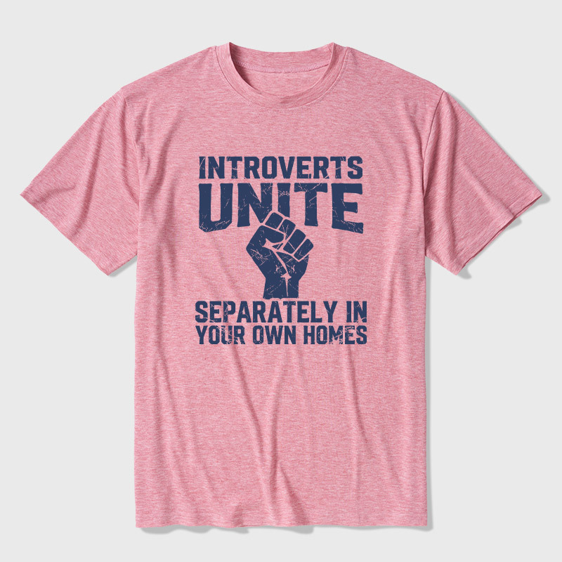 Introverts Unite Ultra Soft Heather Tee
