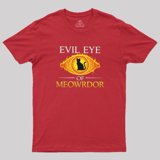 Evil Eye Of Meowrdor Geek T-Shirt