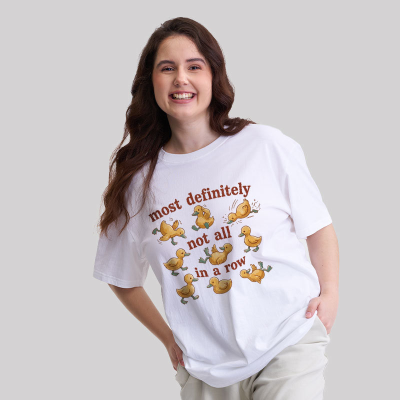 Not All in a Row Geek T-Shirt