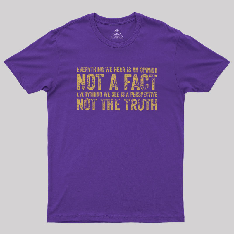 Perspective and Truth Geek T-Shirt