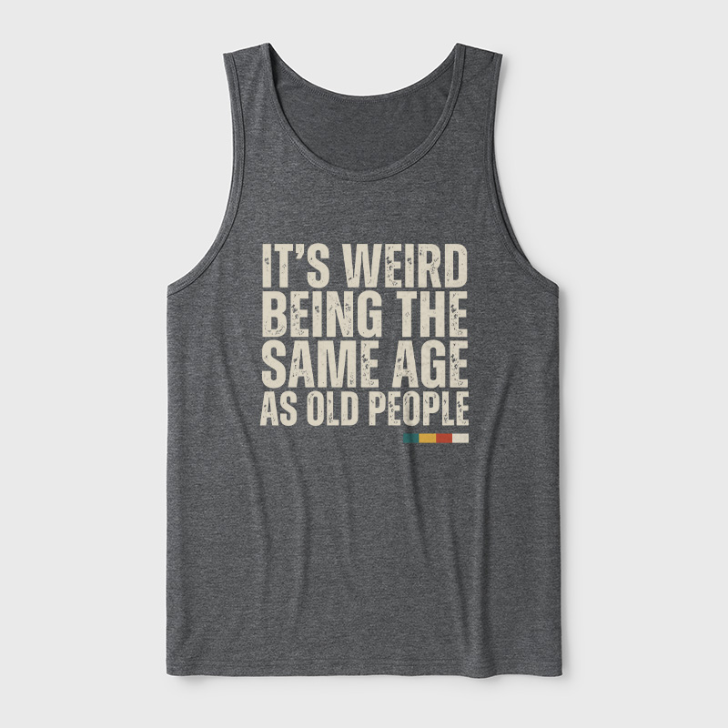 As Old People Ultra Soft Heather Tank