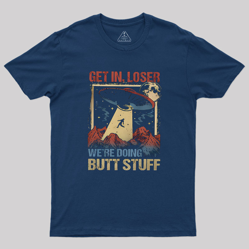 Glow In The Dark Alien UFO Geek T-Shirt