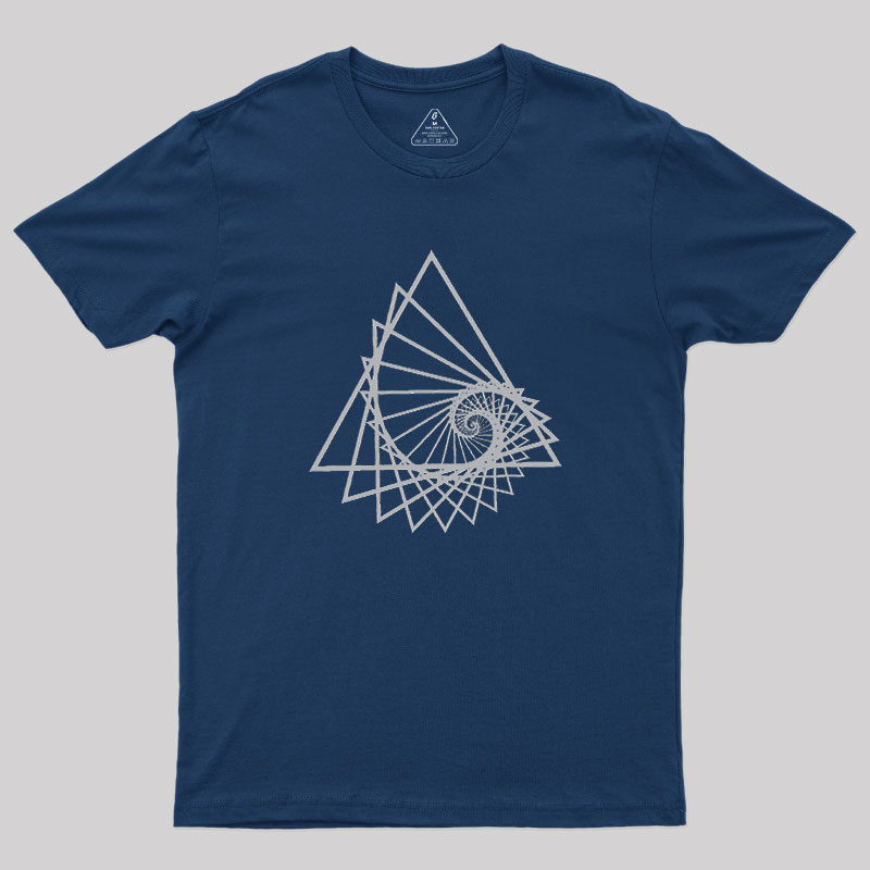 Spiralling Triangle Geek T-Shirt