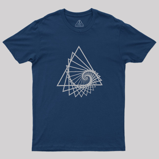 Spiralling Triangle Geek T-Shirt