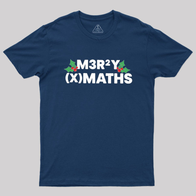 M3RRY (X)MATHS Geek T-Shirt