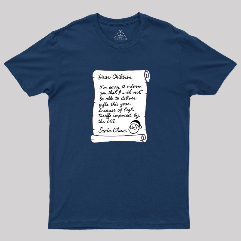 Christmas Letter Geek T-Shirt