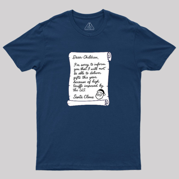 Christmas Letter Geek T-Shirt
