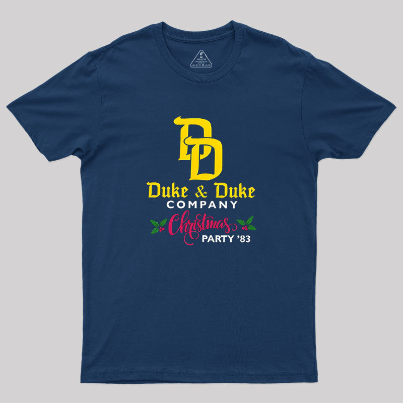 Duke & Duke Company Christmas Party 83 Geek T-Shirt