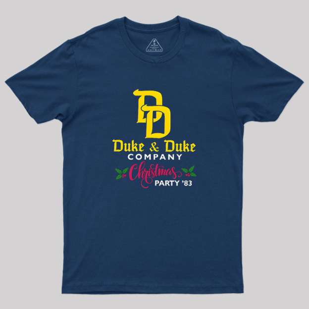 Duke & Duke Company Christmas Party 83 Geek T-Shirt