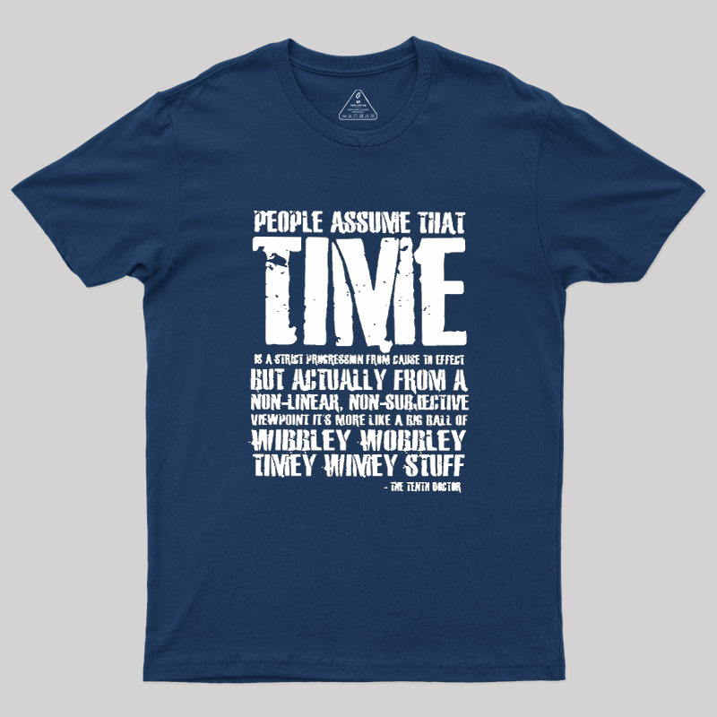 Wibley Wobbley Timey Wimey Geek T-Shirt