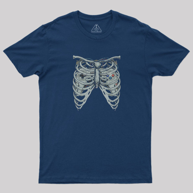 Cyber Skeleton Geek T-Shirt
