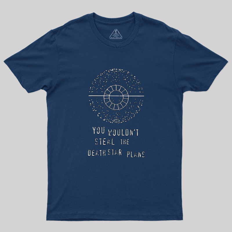 Death Star Plans Geek T-Shirt