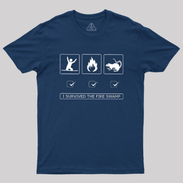 Hazards Of The Fire Swamp Geek T-Shirt