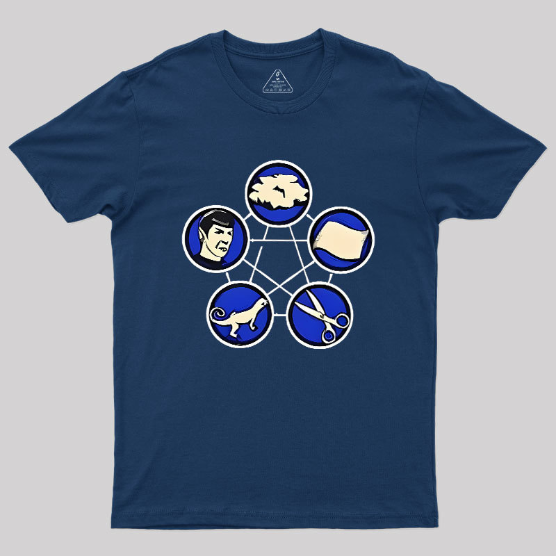 Rock Paper Scissors Lizard Geek T-Shirt