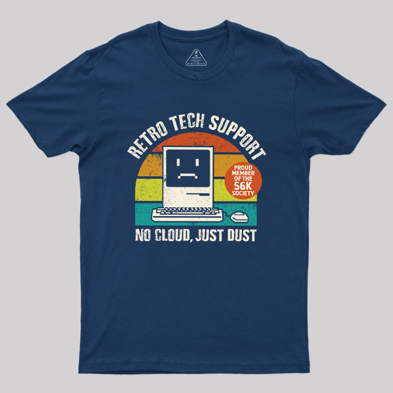 RETRO TECH SUPPORT Geek T-Shirt