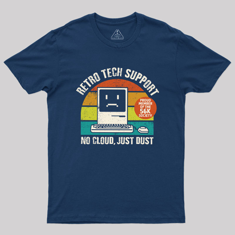 RETRO TECH SUPPORT Geek T-Shirt