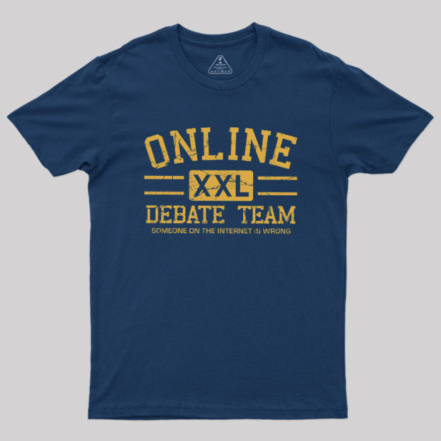 Online Debate Team Geek T-Shirt