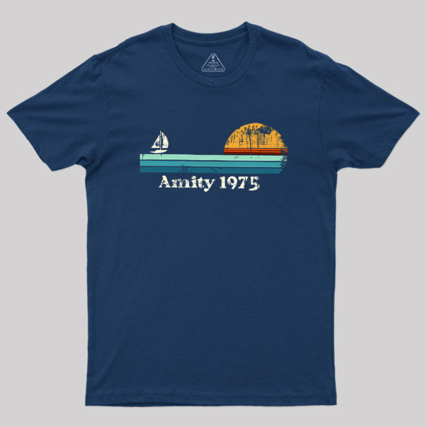 Sailboat Sunrise Summer Geek T-Shirt