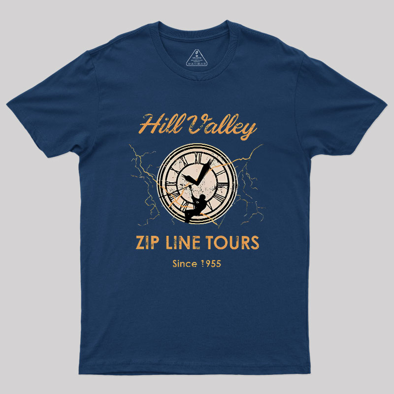 Hill Valley Zip Line Tours Geek T-Shirt