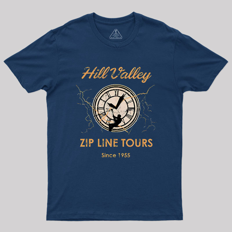 Hill Valley Zip Line Tours Geek T-Shirt