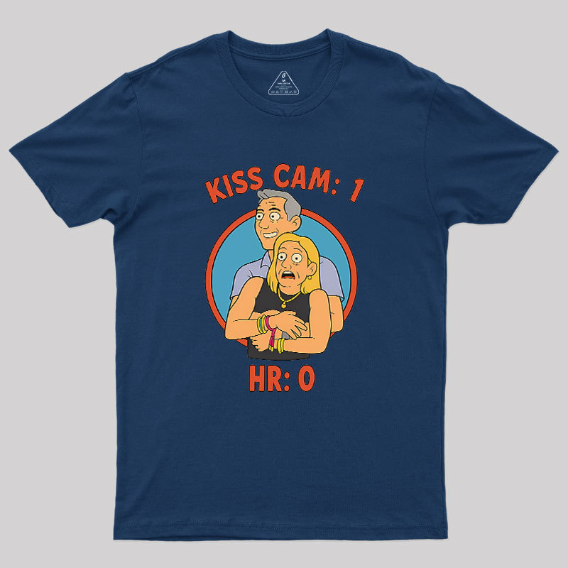 Caught On The Coldplay Kiss Cam Geek T-Shirt