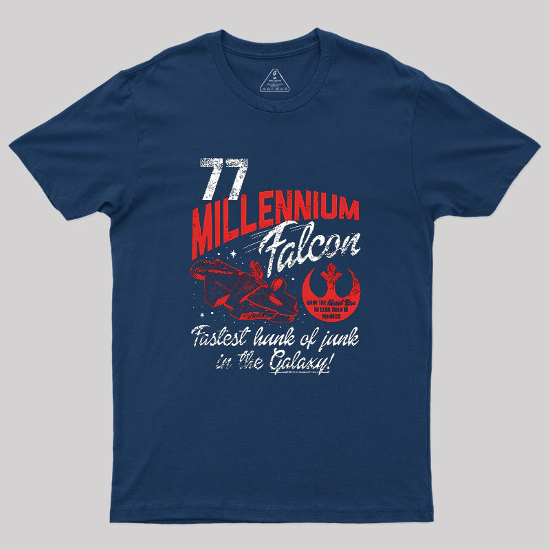 Millennium Falcon Fastest Junk 77 Geek T-Shirt