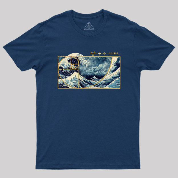 The Great Fibonacci Wave Science Geek T-Shirt
