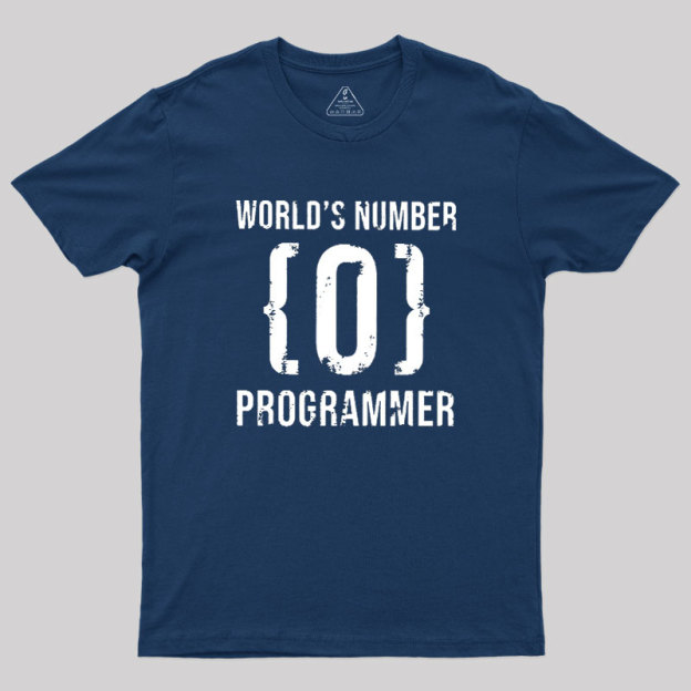 World's Number Programer Geek T-Shirt