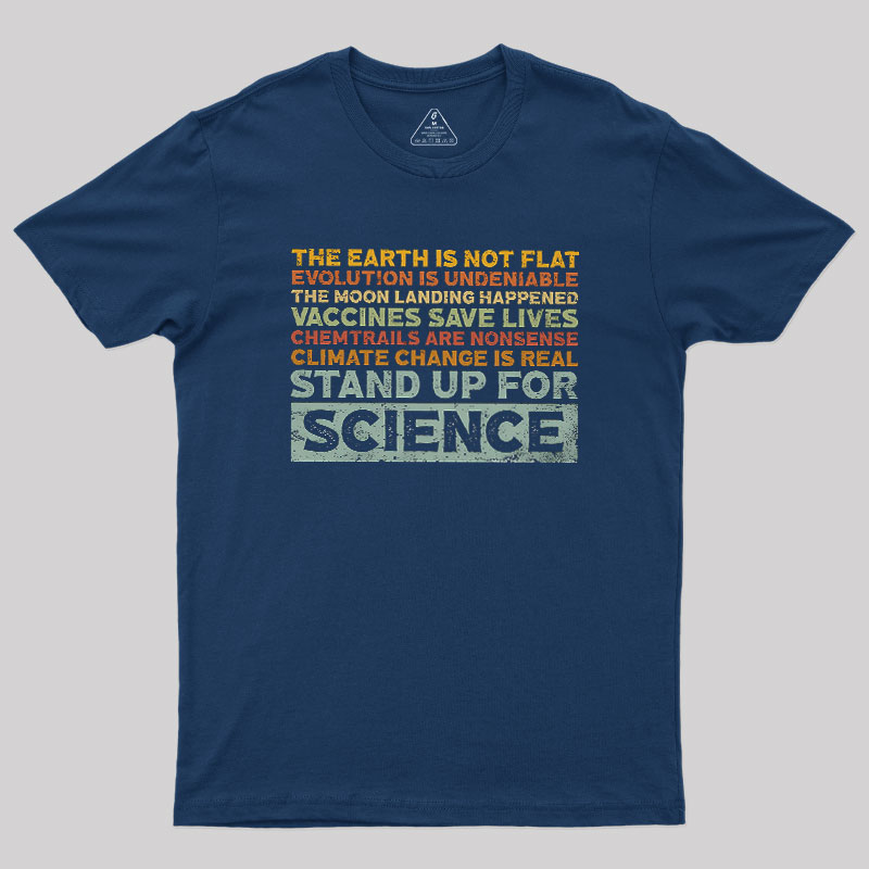 Stand Up For Science Geek T-Shirt