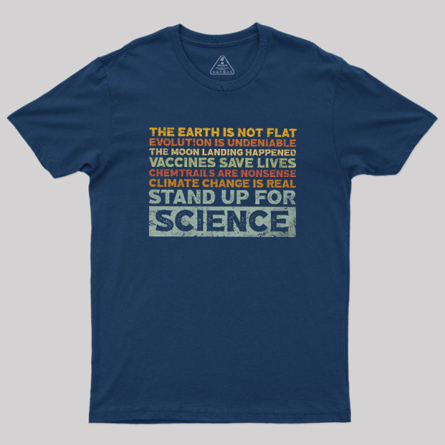 Stand Up For Science Geek T-Shirt