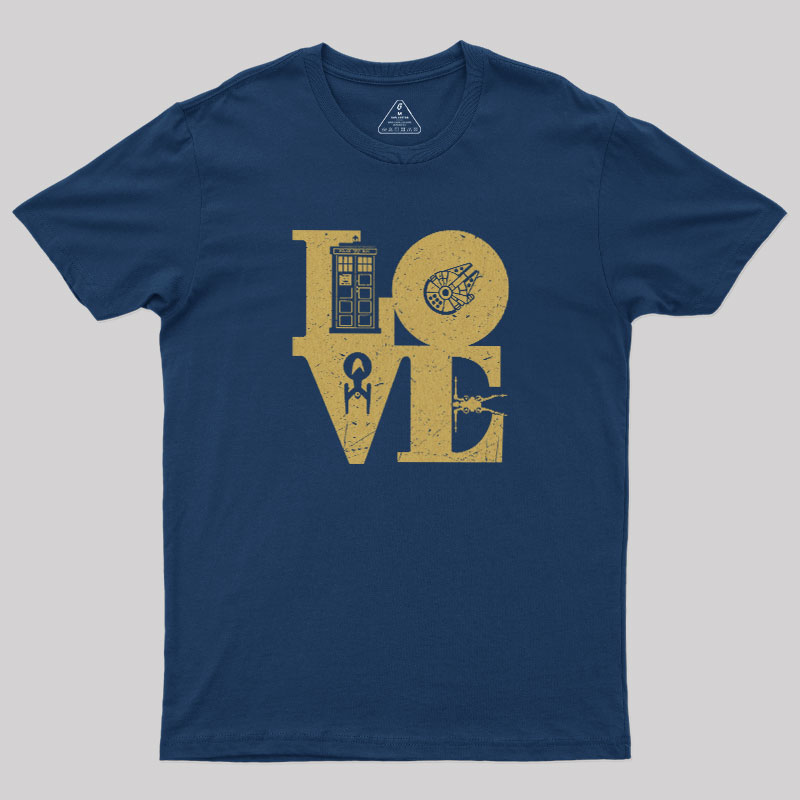 Scifi Love Geek T-Shirt