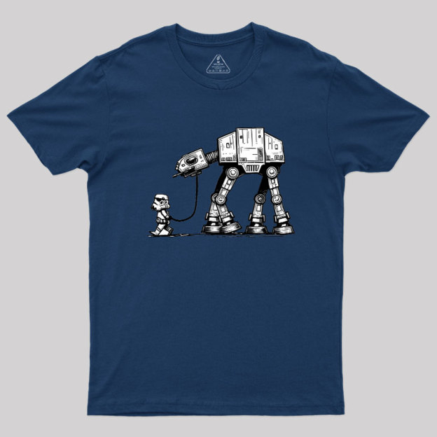 Empire Robot Dog-Star Battles Geek T-Shirt