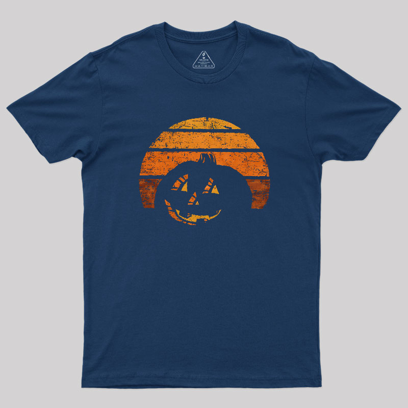 Pumpkin Silhouette Geek T-Shirt
